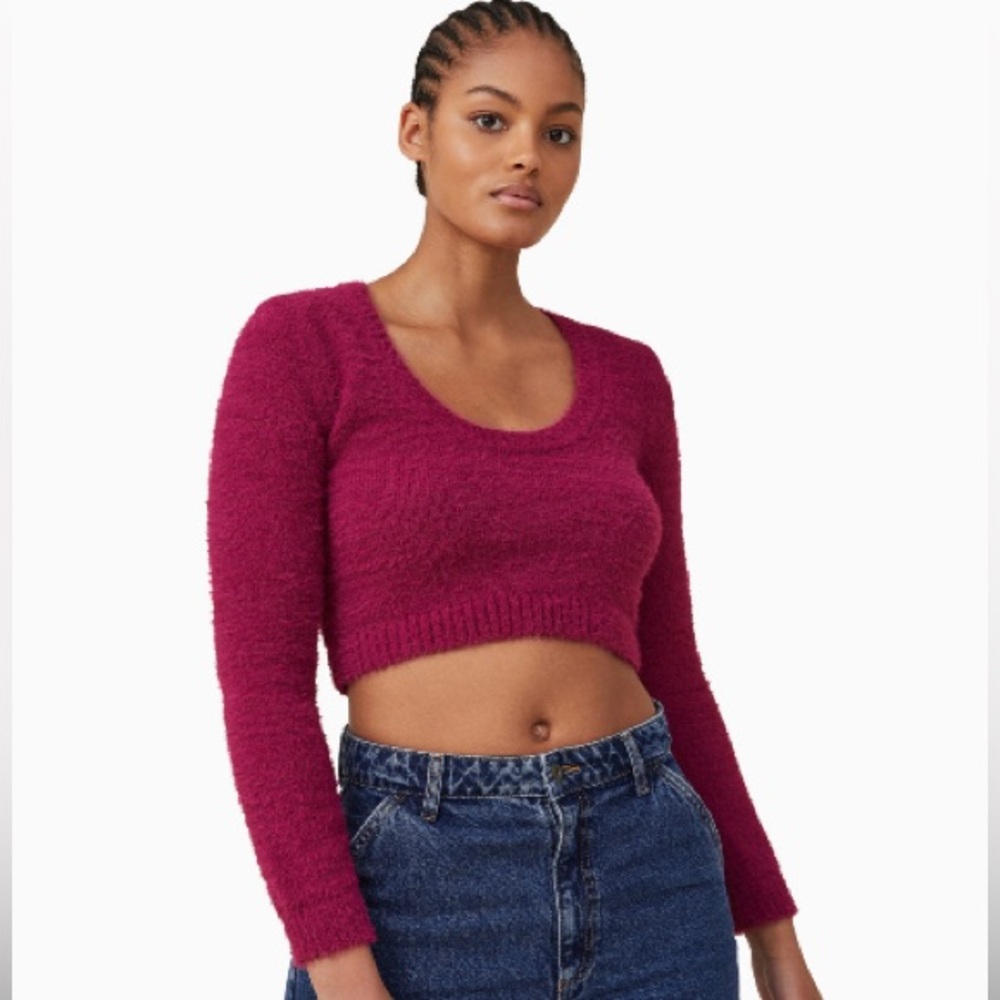 Cotton On Women's It Knit Crop Sweater (NYT)